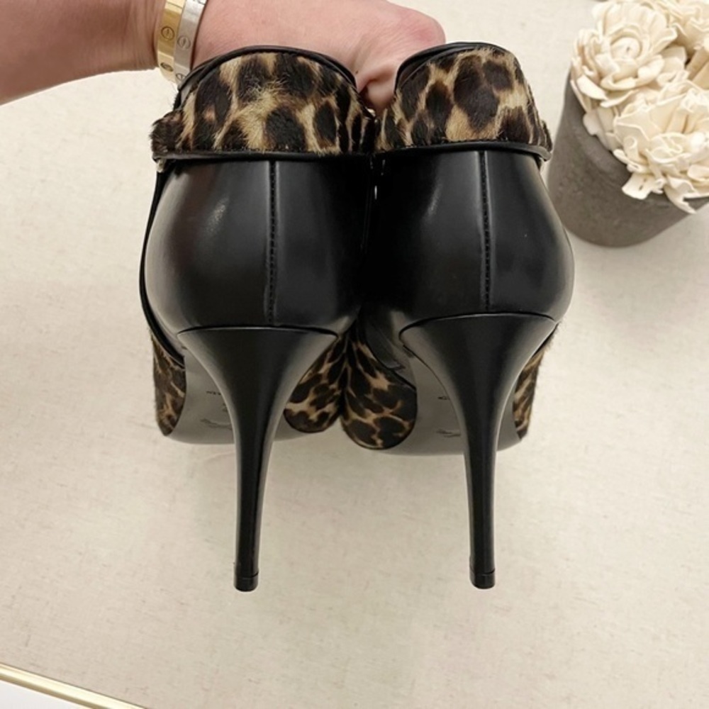 New Longchamp $805 Calf Hair Stiletto Heel Bootie - Picture 11 of 15